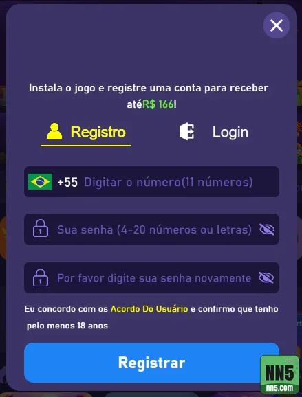 nn5 - login premium - Entrar na Conta